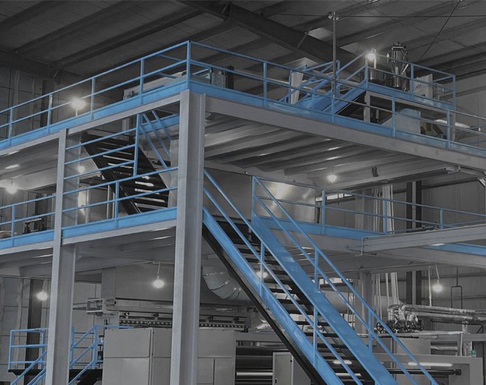 Линия по производству прядения из расплава