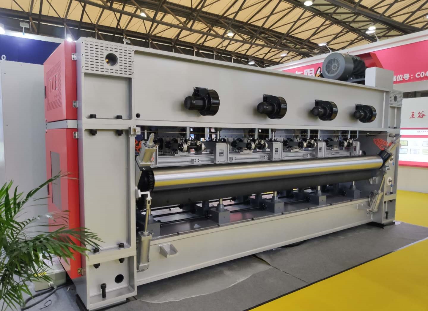 The new Rocker arm needle loom reaches its max rpm; successfully tested and commissioned.